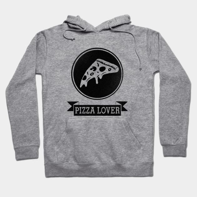 Pizza lover Stamp Hoodie by rakelittle